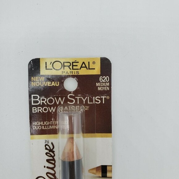 L'Oreal Paris Brow Stylist Brow Raiser Highlighter Duo‎ 620 Medium - Picture 3 of 4